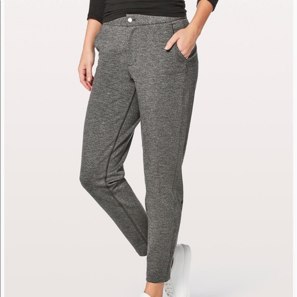 lululemon athletica Pants - Lululemon City Trek Trouser Heathered Black 2L11
